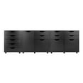 thumbnail image 2 of Winsome Halifax 3-Pc Cabinet Set with File Drawer 20346, Black Finish, 2 of 9