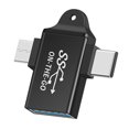 thumbnail image 4 of 2-en-1 Otg Adaptateur Type-c / Micro à Usb Connecteur Usb Multifonctionnel Otg Convertisseur pour Android Type-c, 4 of 8