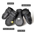 thumbnail image 5 of Covertsafe& Botas Para Perros Antideslizantes, Impermeables, Zapatos Para Perros Al Aire Libre, Para Perros Medianos A Grandes, 4 Piezas Con Suela Resistente, Color Negro, 5 of 5