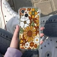 thumbnail image 5 of Flower Painting Case for iPhone 13,Aesthetic Art Design Pattern Soft Full TPU Bumper Cover, 5 of 5