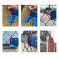 thumbnail image 2 of Baseball Bat Rack - Wall Mountable & Portable, Holds 12 Bats, Secure Hook System,  Easy Install, 2 of 4