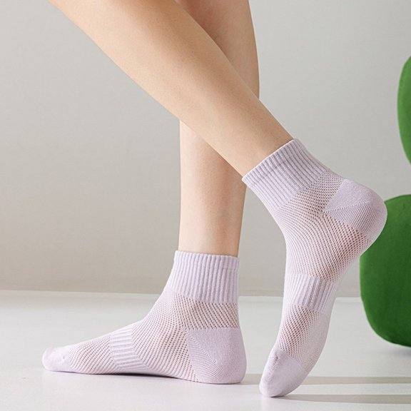 AirLoni Women Ankle Socks Breathable Odor Resistant College Style Student Daily Sport Socks For Running Gym Travel Couple Matching Cotton Sock Tube Socks