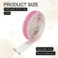 thumbnail image 2 of 3 Pcs 3 Yard Self Adhesive Pearl Rhinestone Ribbon, 1.5cm Pearls Rhinestone Tape Diamond Pearls Trim for Wedding Party Supplies Pink, 2 of 6