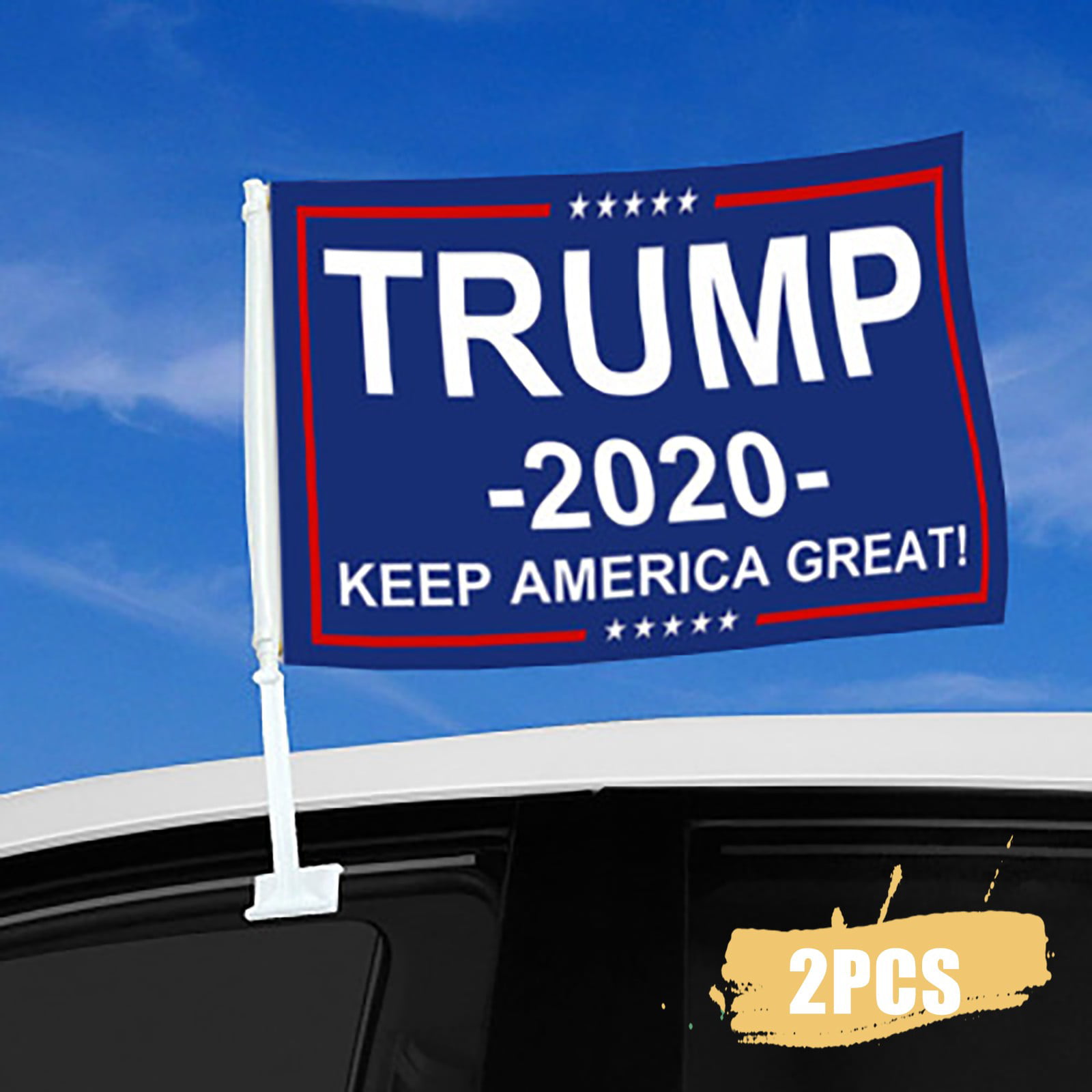Double Sided Yard Flag 12.5x18 Inch Details about   Trump 2020 KEEP AMERICA GREAT Garden Flags 