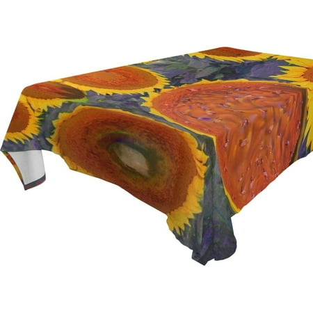 

POPCreation Watercolor Paintings Tablecloth 60x104 inches
