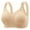 Beige, variant on HAPIMO Everyday Bras for Women Stretch Underwear Gathered Wire Free Comfortable Hollow Out Camisole Comfort Daily Brassiere Plus Size Ultra Light Lingerie Sales Red 44