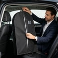 thumbnail image 5 of Black Garment Bag for Suits and Dresses, Breathable Fabric Suit Cover with Zipper, Handles, and ID Window, Travel Garment Protector for Business Trips and Storage(Three-Dimensional), 5 of 5