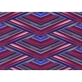 thumbnail image 1 of Ahgly Company Indoor Rectangle Patterned Purple Violet Purple Area Rugs, 4' x 6', 1 of 6