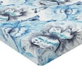 thumbnail image 4 of Ambesonne Butterfly Fitted Sheet, Dreamy Wings of Spring, Full Size, Purpleblue Soft Blue, 4 of 5