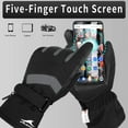 thumbnail image 4 of Gants de Ski Neige Hiver Chauds 3M Imperméables Écran Tactile Hommes Femmes, 4 of 6