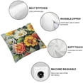 thumbnail image 6 of Creowell Spring Floral Throw Pillow Covers Home Sweet Home Flowers Truck Farmhouse Decorative Pillows Soft Cushion Cases for Couch Sofa Bed Home Decor 2pcs White, 6 of 7
