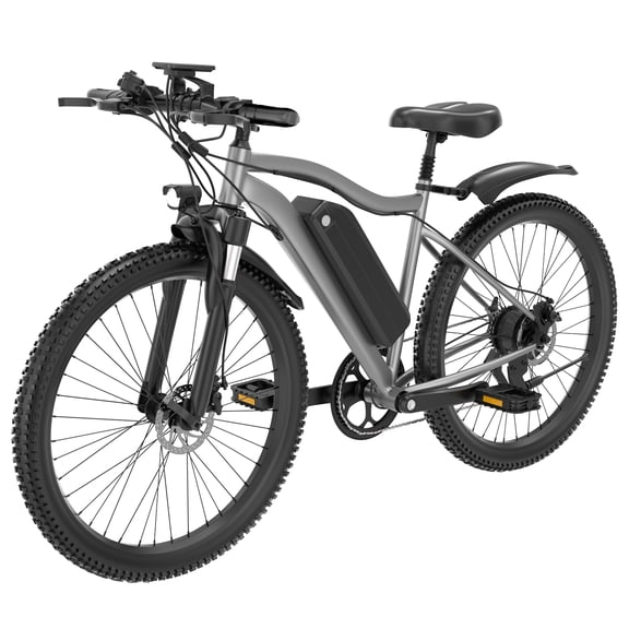 Electric Bike for Adults,1200W Peak Electric Mountain Ebike 25MPH 40Miles,Electric Dirt Bike, 7-Speed, 26" Tires,Removable Battery, Shock Absorber, Commuter E-Bike