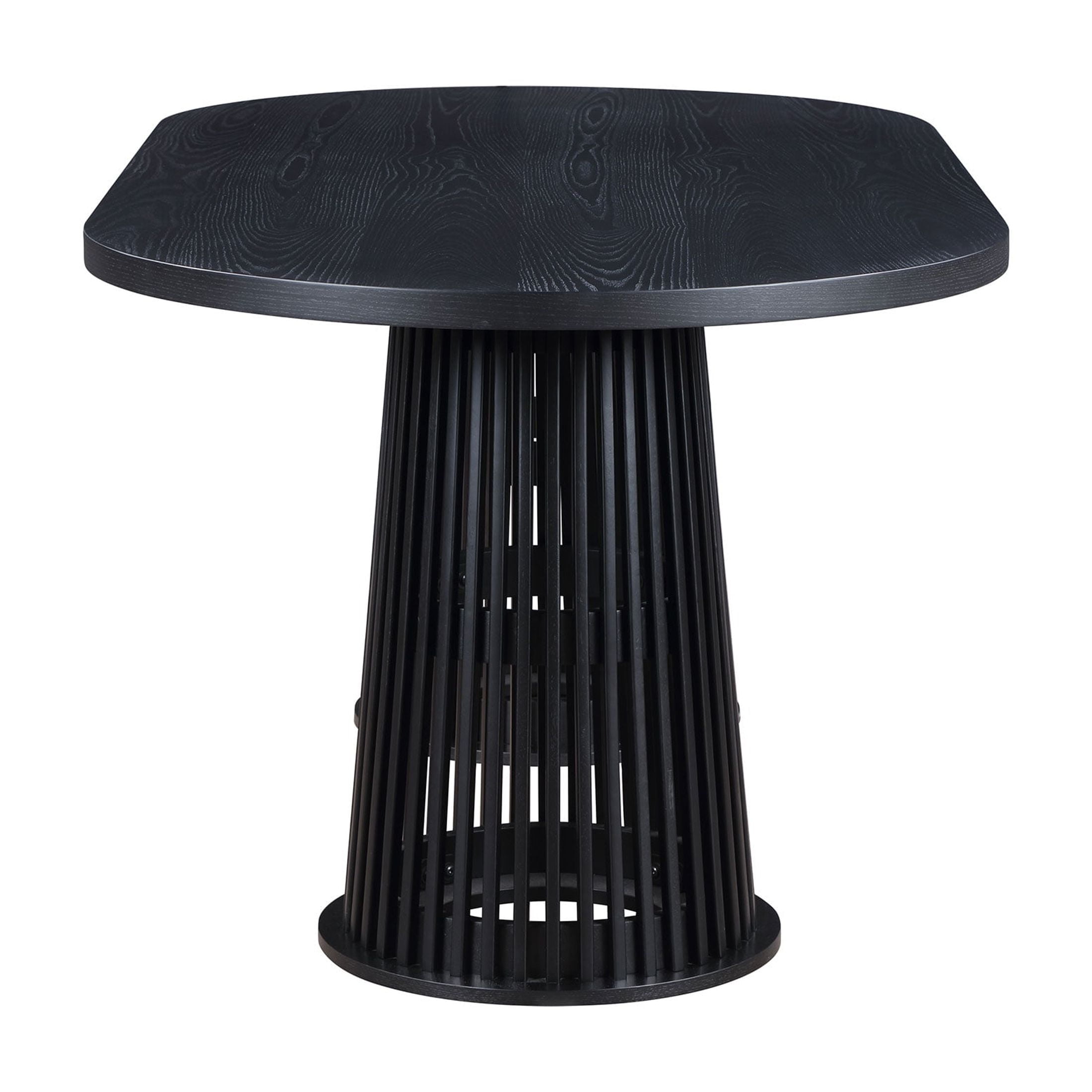 Beautiful by Drew Oval Dining Table, Rich Black