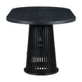 thumbnail image 5 of Beautiful by Drew Oval Dining Table, Rich Black, 5 of 11