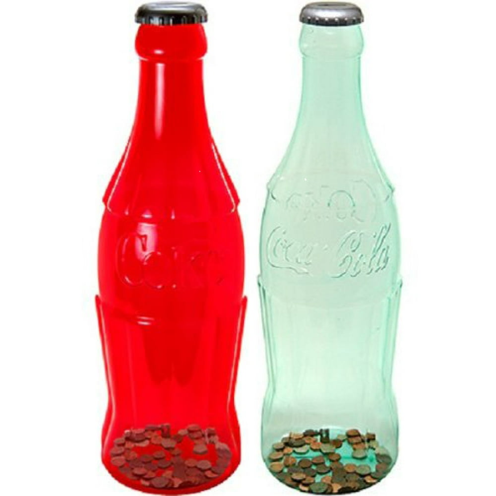 23" Coca Cola Bank Change Jar, Adult Piggy Bank, Large Savings Coin