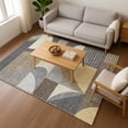 thumbnail image 7 of Addison Rugs Mayfield Premium Machine Washable Transitional Mid Century Brown Rectangle Rug, 3' X 5' Machine Washable Transitional Mid Century Brown Oversized Sherpa Throw Blanket, 7 of 7