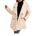 thumbnail image 4 of Yuemengxuan Female Stylish Solid Color Turn-Down Collar Long Sleeve Overcoat with Pockets, 4 of 6