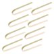 thumbnail image 2 of 80 Pcs Mini Bamboo Disposable Bread Tongs 4 Inch Toast Tongs Disposable Cooking Tongs Food Serving, 2 of 5