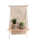 thumbnail image 2 of Estante Flotante de Macramé para Colgar en La Pared, Colgador Bohemio para Dormitorio Interior, 2 of 3