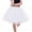 White, variant on EDFBUYKRS Female Skirts Womens Skirts Fall Long Womens Pleated Short Skirt Adult Tutu Dancing Skirt