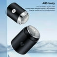 thumbnail image 3 of Mini Mustache Trimmer, High Efficiency Mini Electric Beard Trimmer  for Travel Vertical Stripe Style, 3 of 7