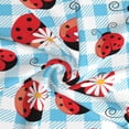 thumbnail image 6 of Disketp Flowers And Lady Bugs Women Swimsuit Cover Up Short Chiffon Summer Beach Sarong Bikini Wrap Skirt Bathing Suit, 6 of 7