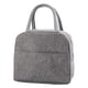 thumbnail image 1 of Bolsas térmicas para el almuerzo Macarena bolsa aislada con forro suave gris, 1 of 7