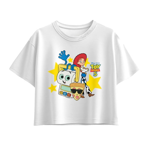 Toy Story 5 - Pizza Toy And Friends - Youth Girls Boxy T-Shirt