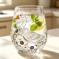 thumbnail image 7 of Art Goose Glass Cup,12 oz,Reusable Glassware Cup for Beverage,Soda,Lemon,Juice, Drinking Borosilicate Drinkware Mug,2pcs - 02 Goose Cup, 7 of 7