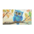 thumbnail image 3 of Bath Mat Soft Plush Non-Slip Absorbent Bathroom Rugs 39"x20" Cute Owl Bird on Branch, 3 of 8