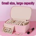 thumbnail image 5 of Circulatne Travel Jewelry Box Organizer with 12 Velvet Pouches, Portable PU Leather Jewelry Organizer Box, Storage for Rings, Earrings, Necklaces (Green), 5 of 8
