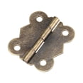 thumbnail image 1 of Unique Bargains 1.18' Antique Bronze Hinges Retro Hinge Replacement with Screws 15pcs, 1 of 6