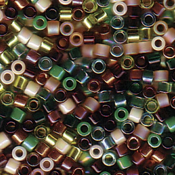 Mix Earth Tone Miyuki Delica Beads 10/0 DBM-MIX07-TB