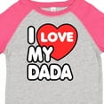 thumbnail image 4 of Inktastic I Love My Dada Boys or Girls Toddler T-Shirt, 4 of 5