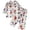 63-boys girls pajamas-White, variant on VOUZZA Kids Halloween Holiday Print Long Sleeve Pajama Set Shirt and Pants Two Piece Sleepwear for Boys Girls Toddler PJs Loungewear Ages 1-6