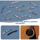 thumbnail image 4 of Pegatinas para incrustaciones de boca de guitarra Roseta de guitarra Tiras curvas de abulón de Nueva Zelanda Pegatinas para incrustaciones de boca de guitarra para guitarras acústicas Abulón verde, 4 of 6