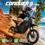 2025 NEW 3500W Electric Bike for Adults,Adult Electric Bicycles 48V 23AH 30-40 Miles Range,Speed Max 40 Mph Electric Mountain Bike with 14 Fat Tires,Electric Ebike off-Road Bikes for Beach Snow