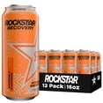 thumbnail image 1 of Rockstar Energy Drink with Caffeine Taurine and Electrolytes, Recovery Orange, 16 Fl Oz (Pack of 12), 1 of 3