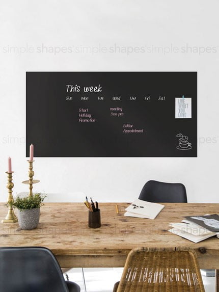 Chalkboard Wall Decal - Large