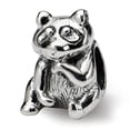 thumbnail image 1 of 925 Sterling Silver Charm For Bracelet Racoon Bead Animal, 1 of 8