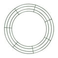 thumbnail image 4 of Wire Wreath Frame Iron Flower Wreath Frame Christmas Wreath Frame Wreath Rings Green 40cm, 4 of 9
