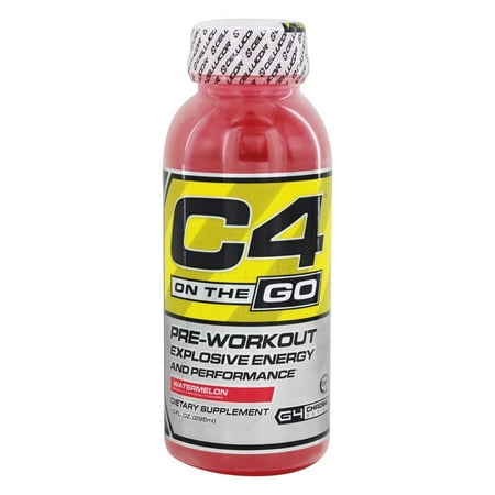 Cellucor - C4 On The Go RTD Pre-Workout Explosive Energy and Performance Watermelon - 10 oz.