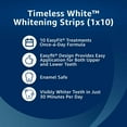 Equate Timeless White Whitening Strips, EnamelSafe, 20 Whitening Strips (10 Treatments