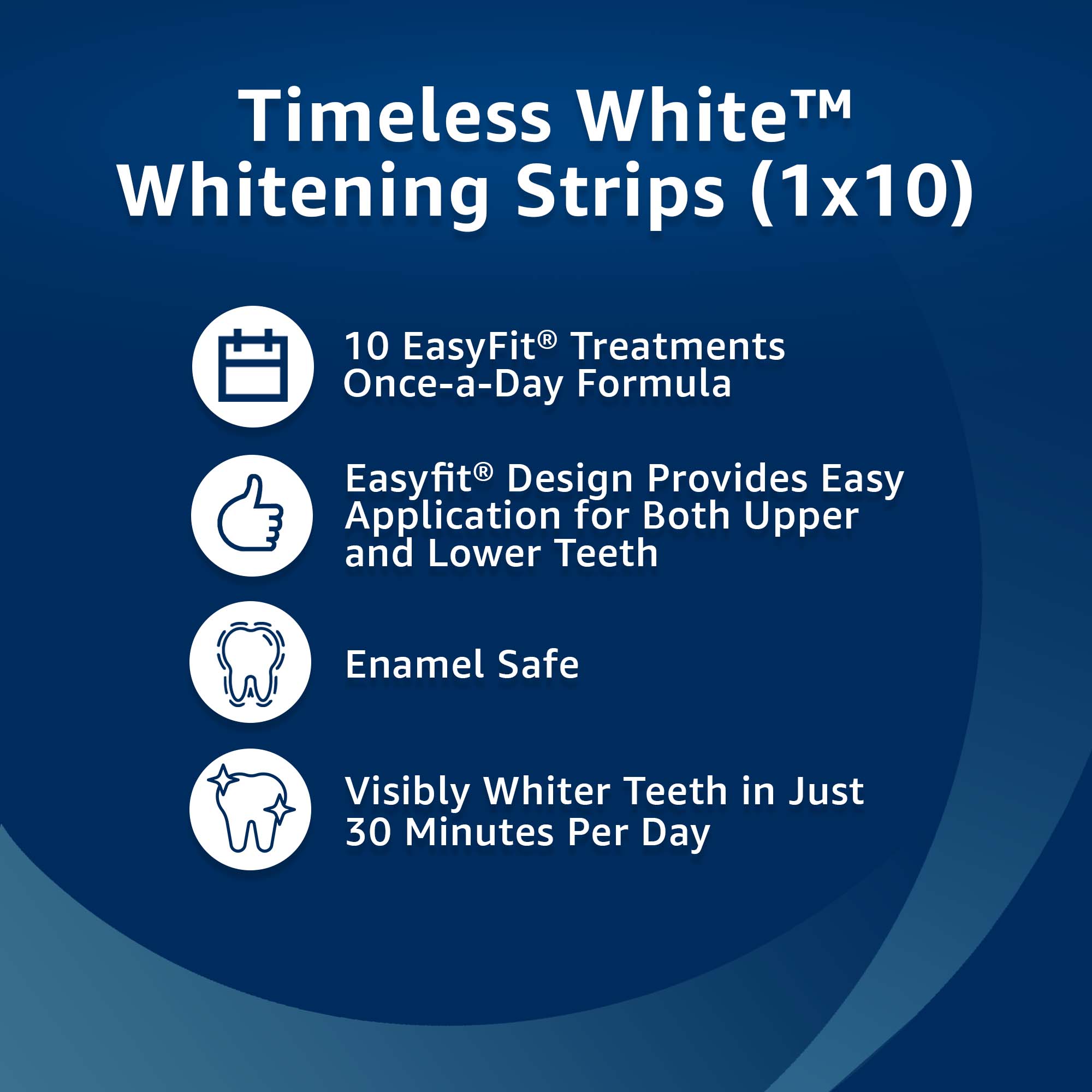 Equate 10-Day Timeless White Teeth Whitening Strips photo 2