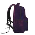 thumbnail image 3 of Balery Black Dark Blue Purple Mochila Escolar Impresa, Mochila Ligera para Viajes Casual, Mochila Duradera y Cómoda Multifuncional, Mochila para Laptop-One Size, 3 of 5