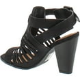 thumbnail image 3 of Delicious By Soda Yummy Cutout Stacked Heel Sandal, 3 of 4