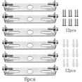 thumbnail image 3 of 6 Pieces Ceiling Light Fixture Bracket Ceiling Light Plate Holder Ceiling Lamp Plates 95mm With Screws Ceiling Accessories Lighting, 3 of 5