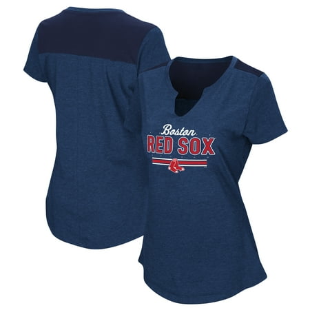 Women's Majestic Navy Boston Red Sox Plus Size Switch Hitter