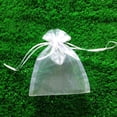 thumbnail image 5 of 100 bolsas de organza transparentes de primera calidad, bolsas blancas para regalos de boda con cordón, bolsas de regalo de joyería de 4x6 pulgadas para fiestas, joyas, festivales, bolsas de regalo de maquillaje, bolsas de regalo de malla, bolsas de regalo con cordón Rojo Verde Cocina, Decoración y Otros, 5 of 5