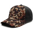 thumbnail image 2 of Camouflage Baseball Cap Adjustable Size – Stylish Spliced Design Trucker Hat, Dad Hat with Full Print Front & Brim, Breathable Cotton Blend Snapback for Sports, Travel & Daily Wear, 2 of 3